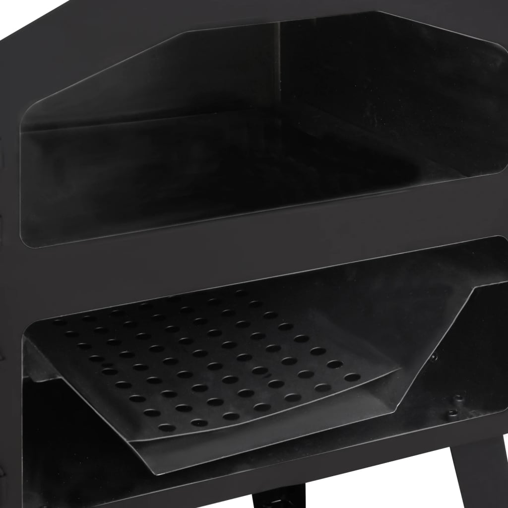 Four à pizza extérieur au charbon de bois avec 2 briques réfractaires