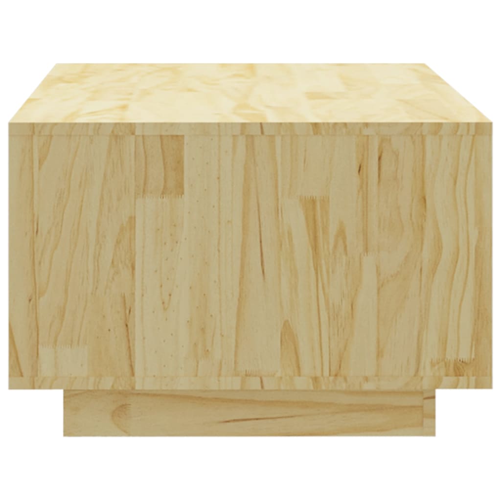 Table basse 110x50x33,5 cm en bois de pin massif