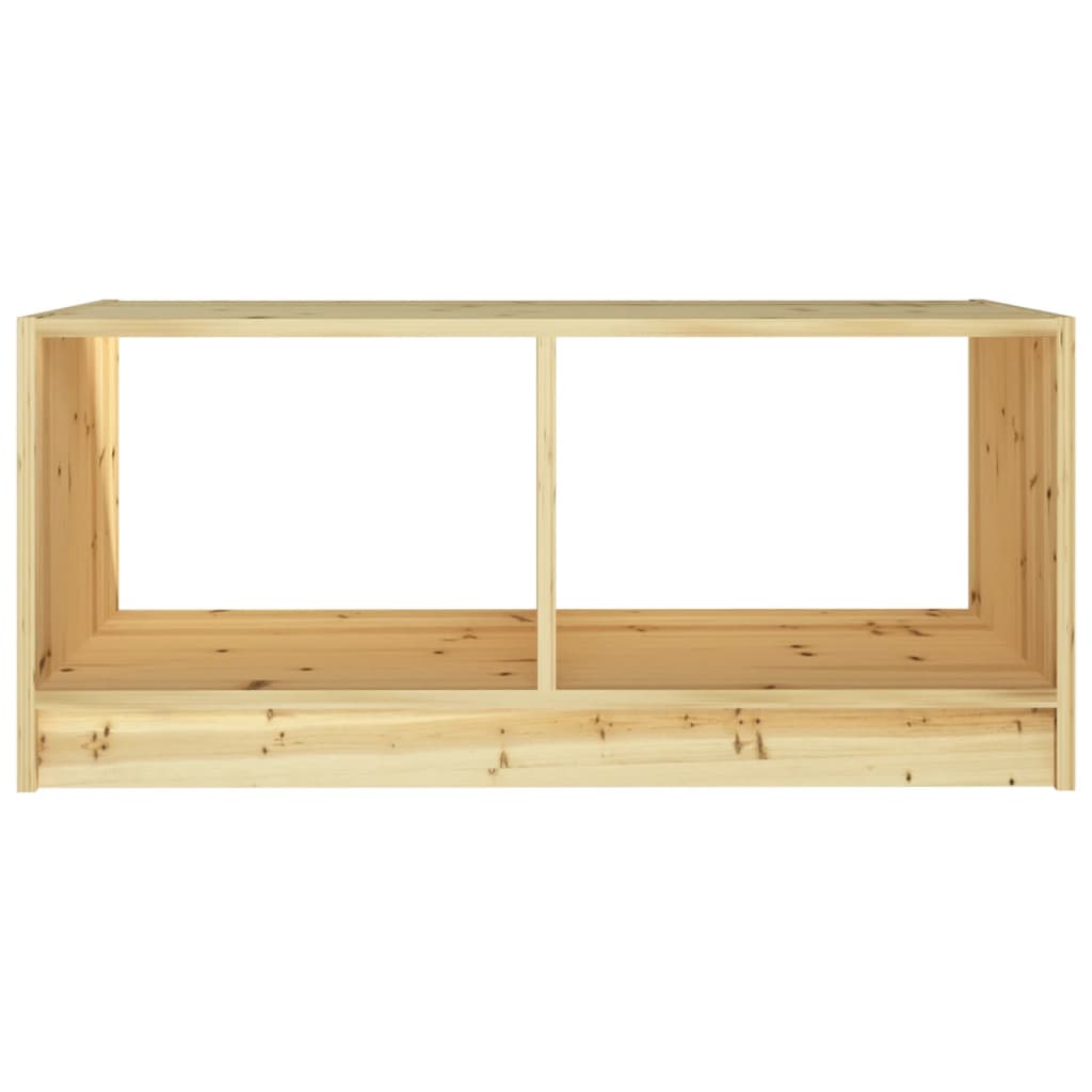 Table basse 75x50x33,5 cm en bois de sapin massif