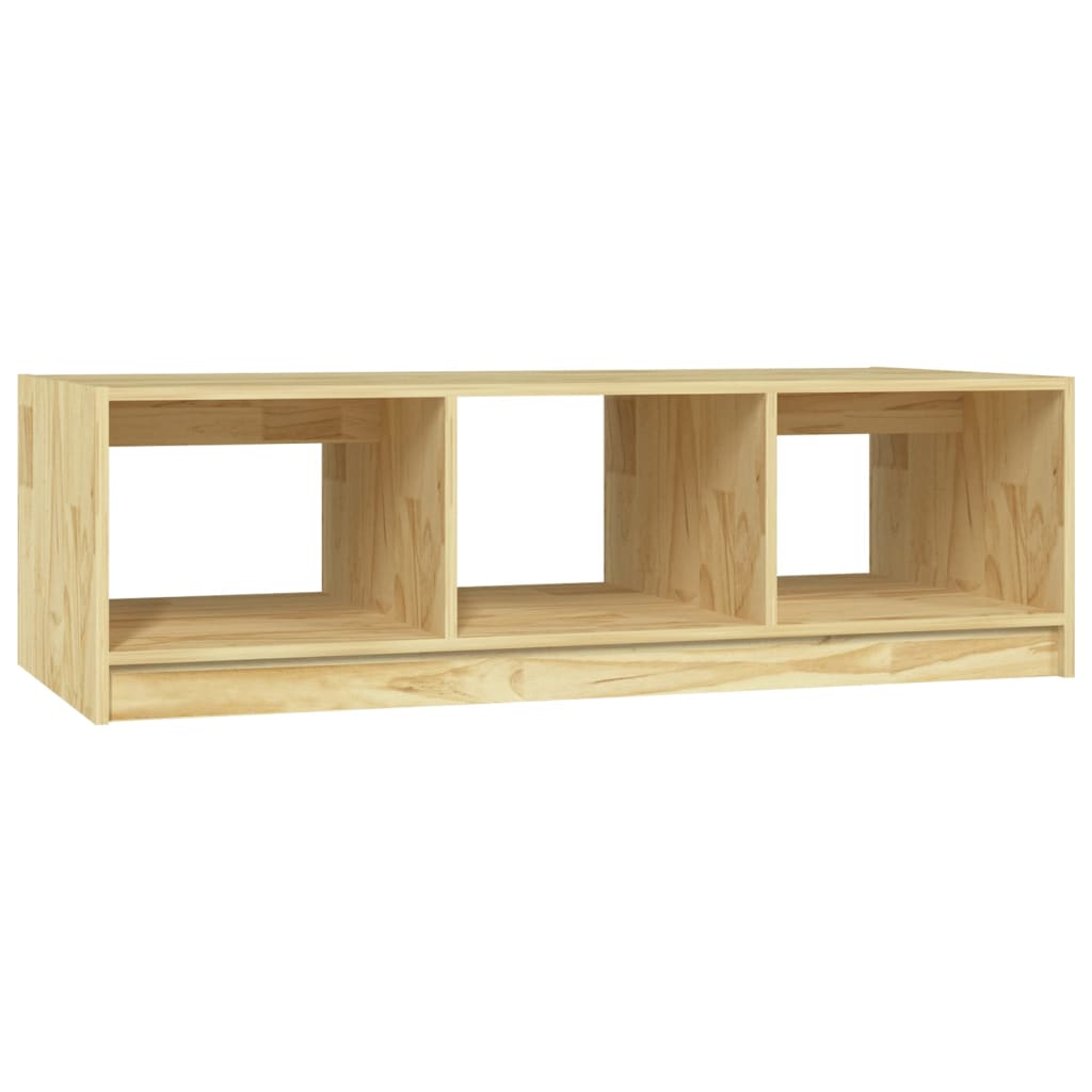 Table basse 110x50x34 cm en bois de pin massif