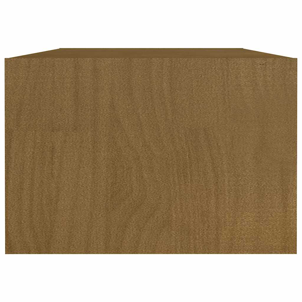 Couchtisch Honigbraun 110x50x34 cm Massivholz Kiefer