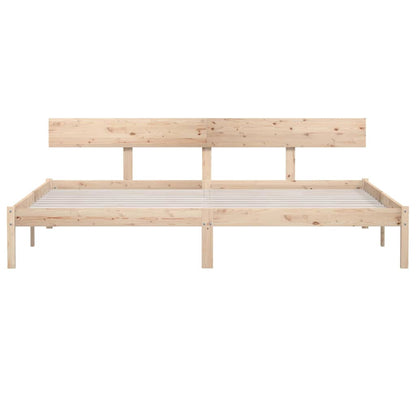 Massivholzbett ohne Matratze 200x200 cm