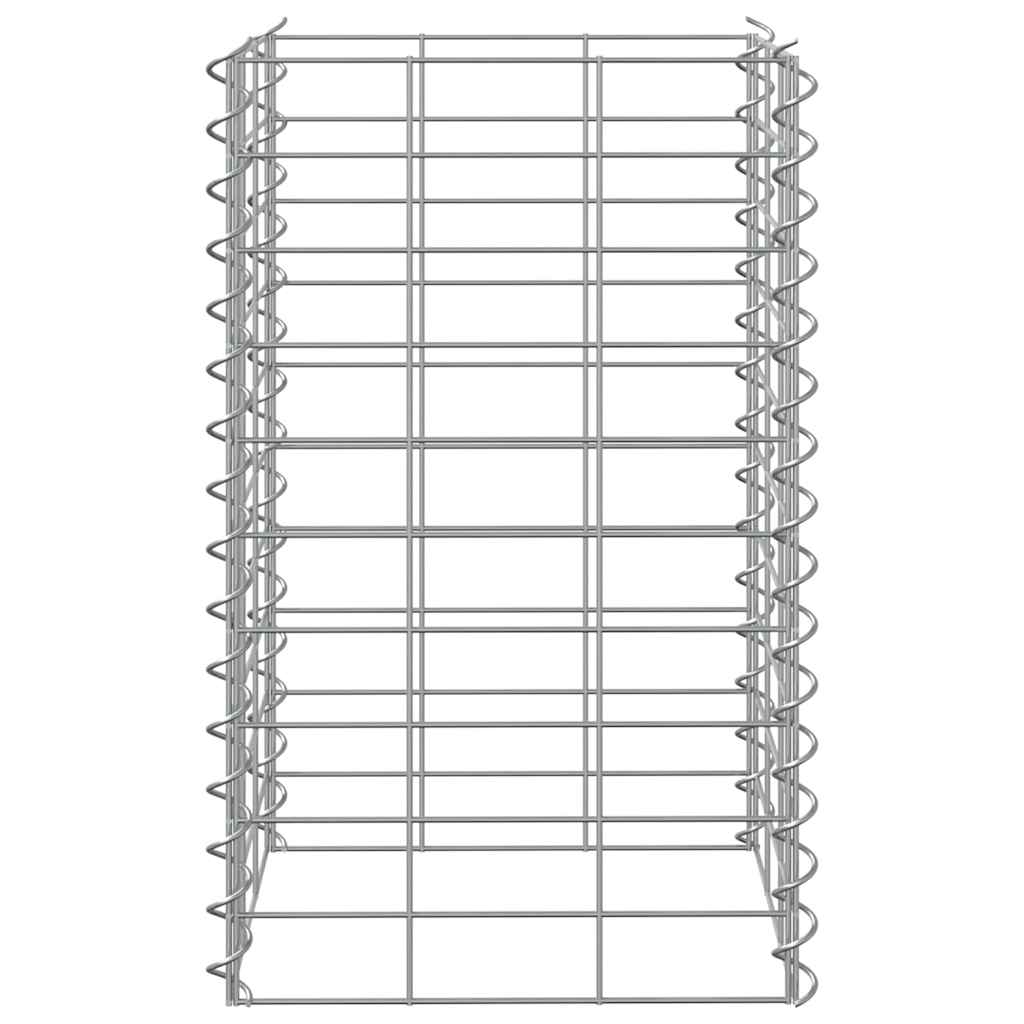 Gabionen-Hochbeete 3 Stk. 30x30x50 cm Eisen