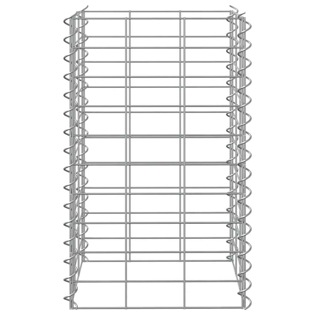 Gabionen-Hochbeete 3 Stk. 30x30x50 cm Eisen