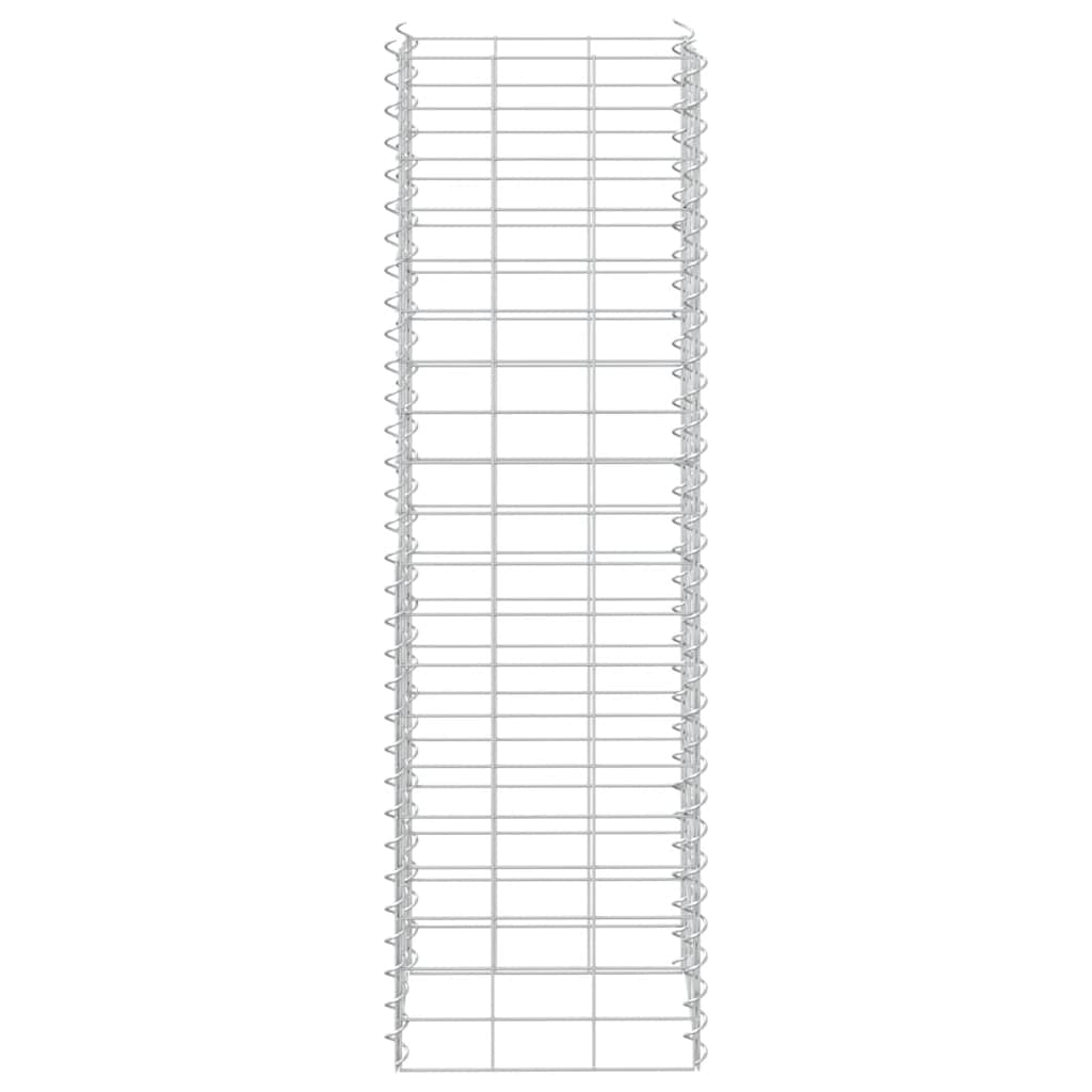 Gabionen-Hochbeete 3 Stk. 30x30x100 cm Eisen