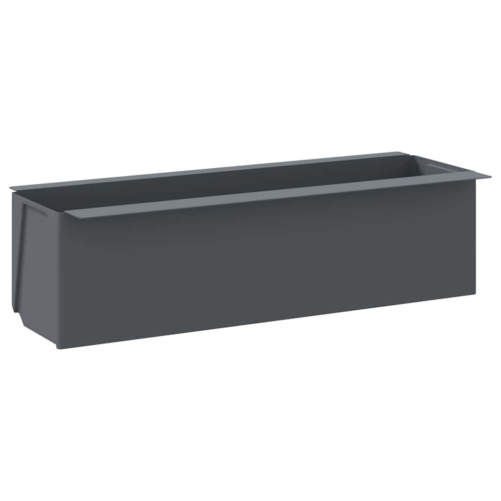 Pflanzkasten für Europaletten 12 Stk. Grau 36x13,5x9,5 cm PP