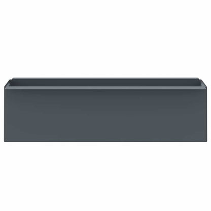 Pflanzkasten für Europaletten 12 Stk. Grau 36x13,5x9,5 cm PP