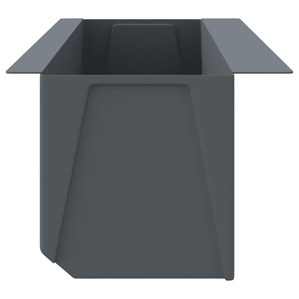 Pflanzkasten für Europaletten 12 Stk. Grau 36x13,5x9,5 cm PP