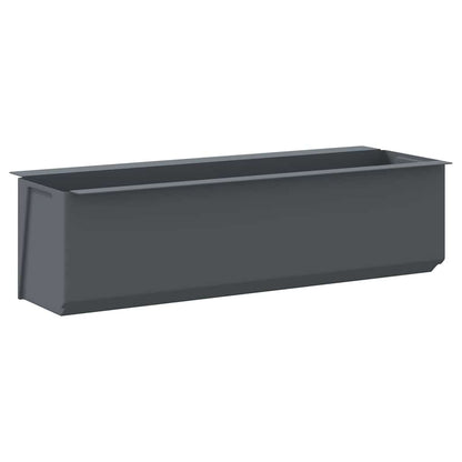 Pflanzkasten für Europaletten 12 Stk. Grau 36x13,5x9,5 cm PP