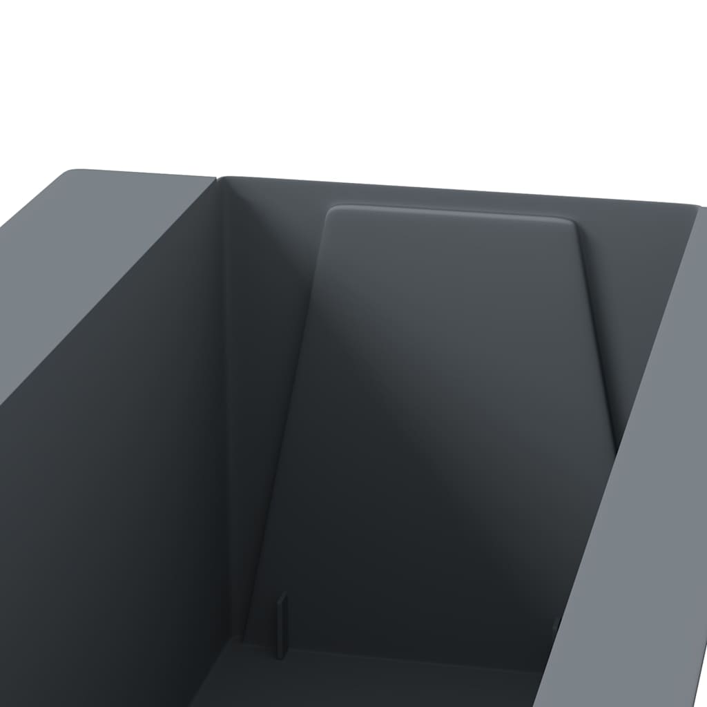 Pflanzkasten für Europaletten 12 Stk. Grau 36x13,5x9,5 cm PP