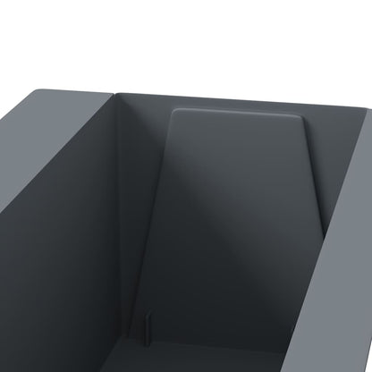 Pflanzkasten für Europaletten 12 Stk. Grau 36x13,5x9,5 cm PP