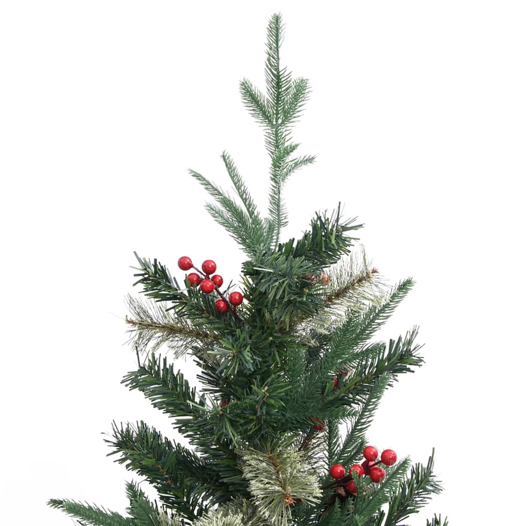 Weihnachtsbaum mit Zapfen Grün 120 cm PVC & PE