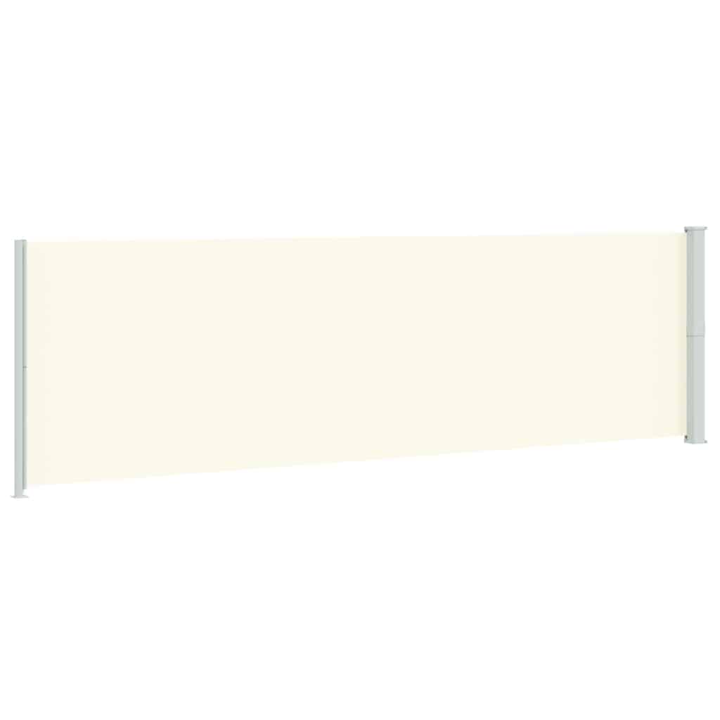 Seitenmarkise Ausziehbar 180x614 cm Creme