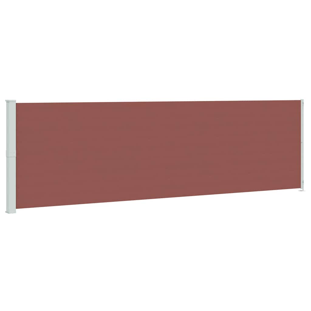 Seitenmarkise Ausziehbar 180x600 cm Braun