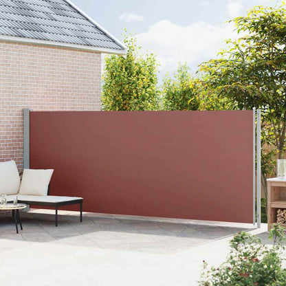 Seitenmarkise Ausziehbar 180x600 cm Braun