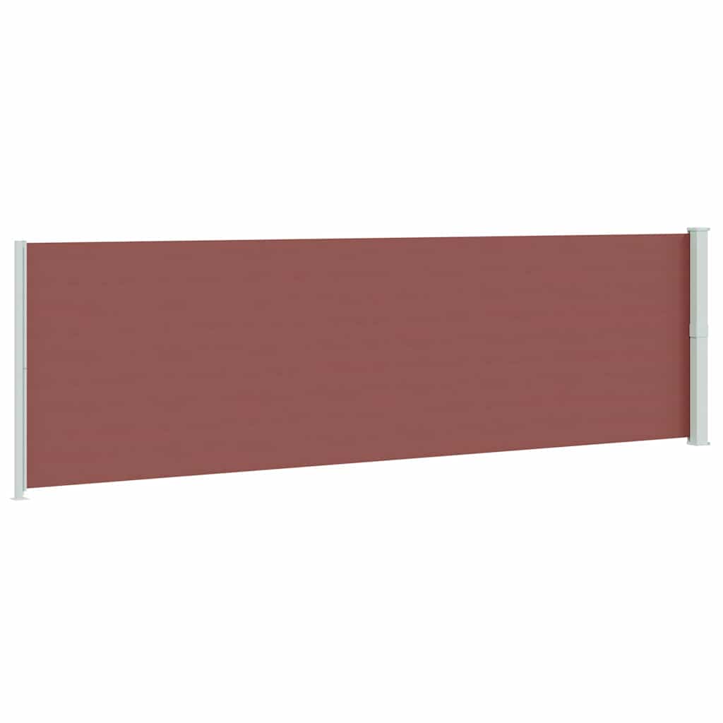 Seitenmarkise Ausziehbar 180x600 cm Braun