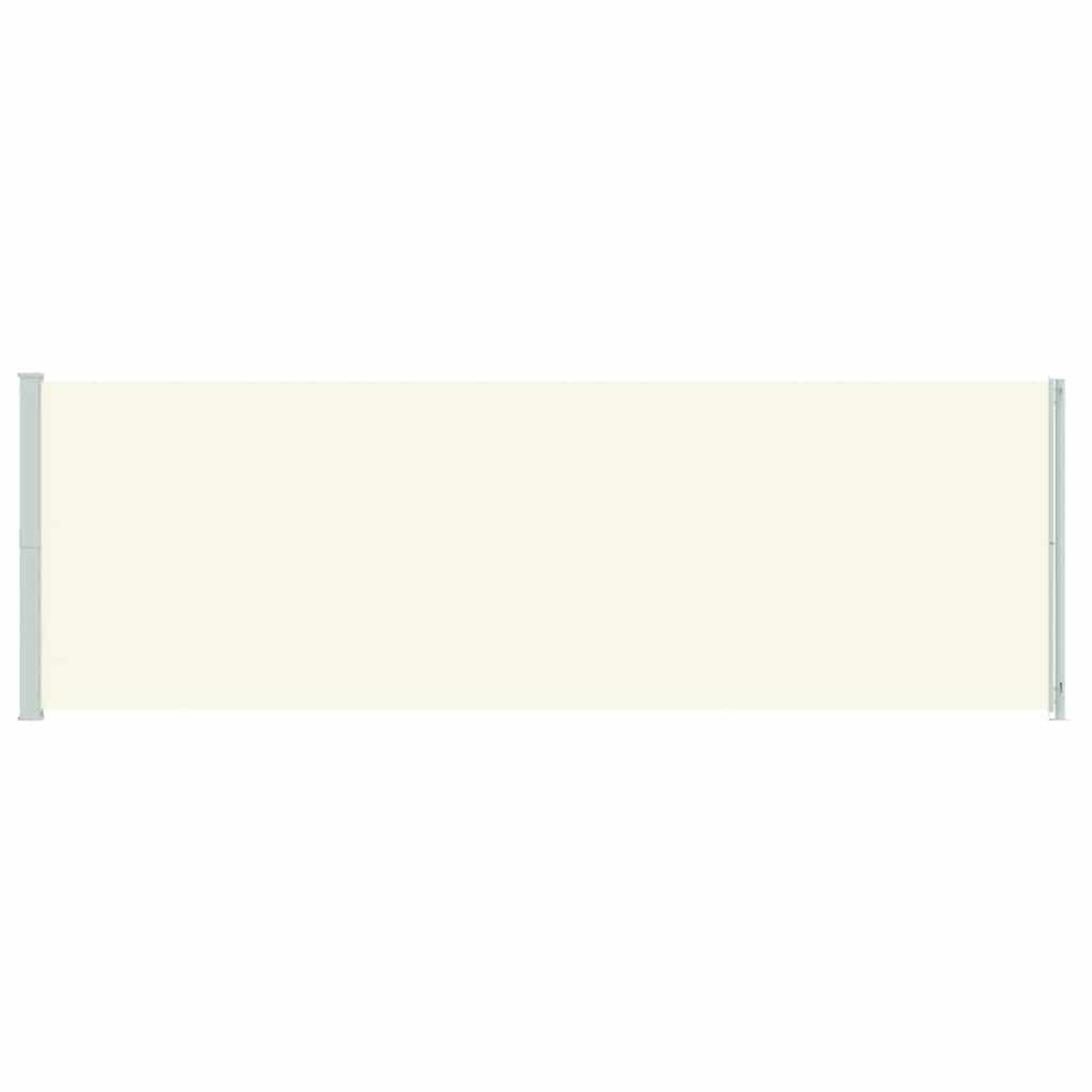 Seitenmarkise Ausziehbar 200x600 cm Creme
