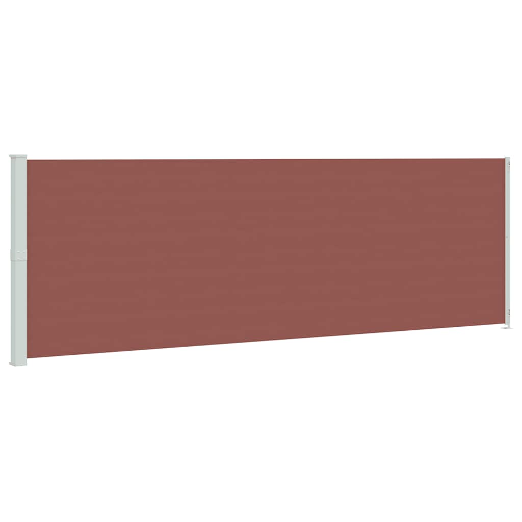 Seitenmarkise Ausziehbar 200x614 cm Braun