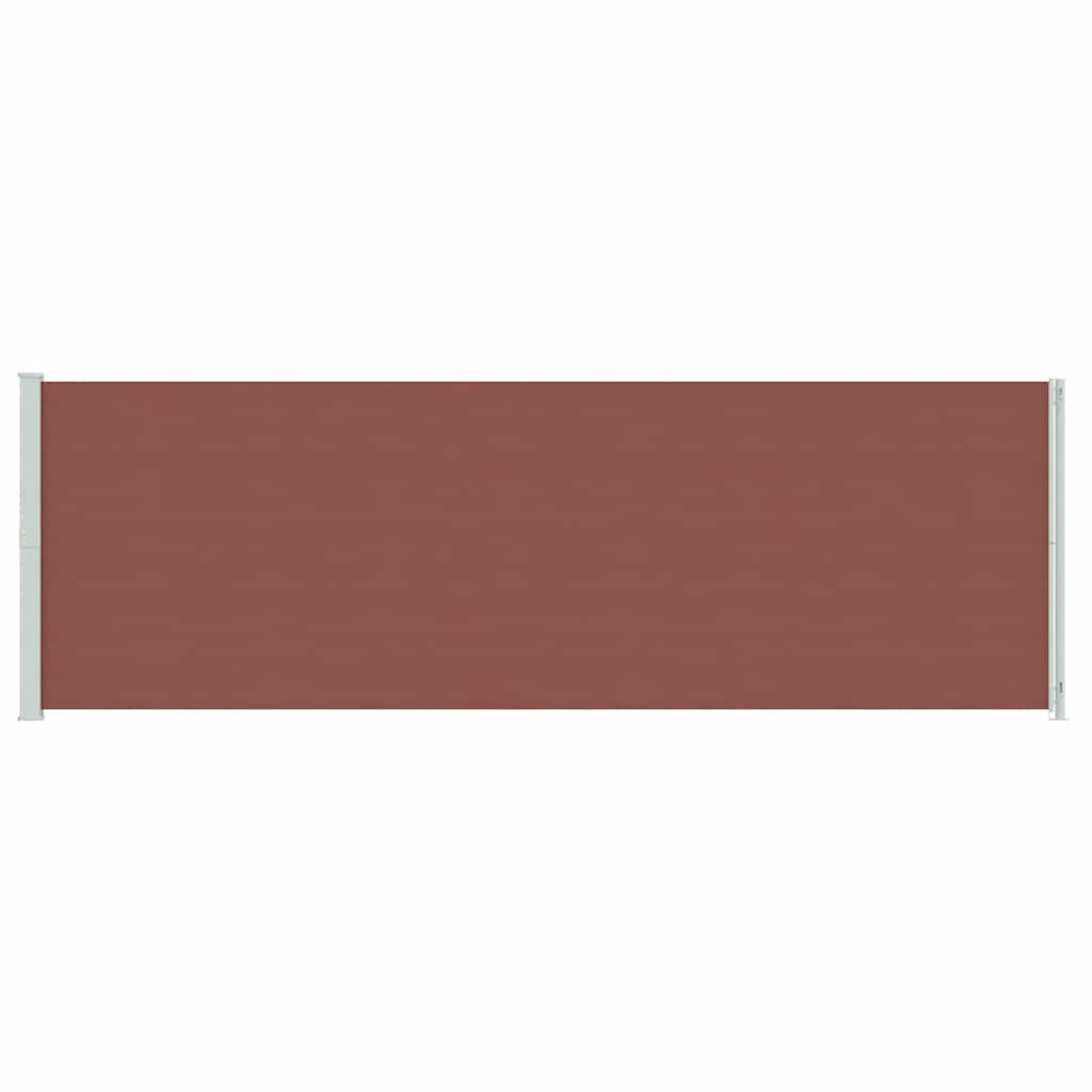 Seitenmarkise Ausziehbar 200x614 cm Braun