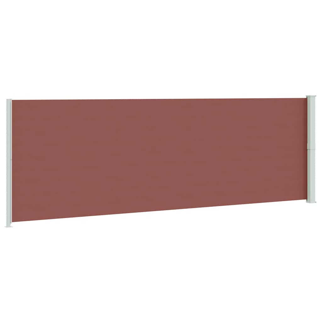 Seitenmarkise Ausziehbar 200x614 cm Braun