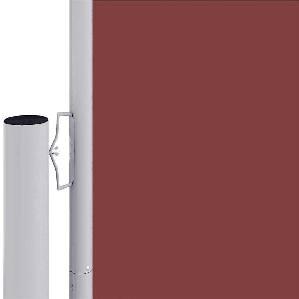 Seitenmarkise Ausziehbar Braun 180x600 cm