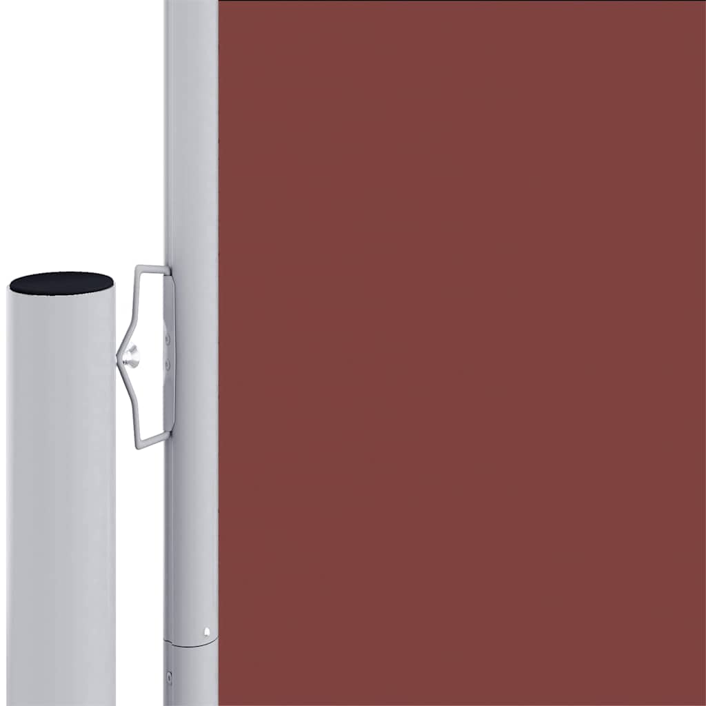Seitenmarkise Ausziehbar Braun 200x600 cm