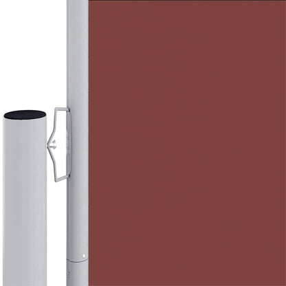 Seitenmarkise Ausziehbar Braun 220x600 cm