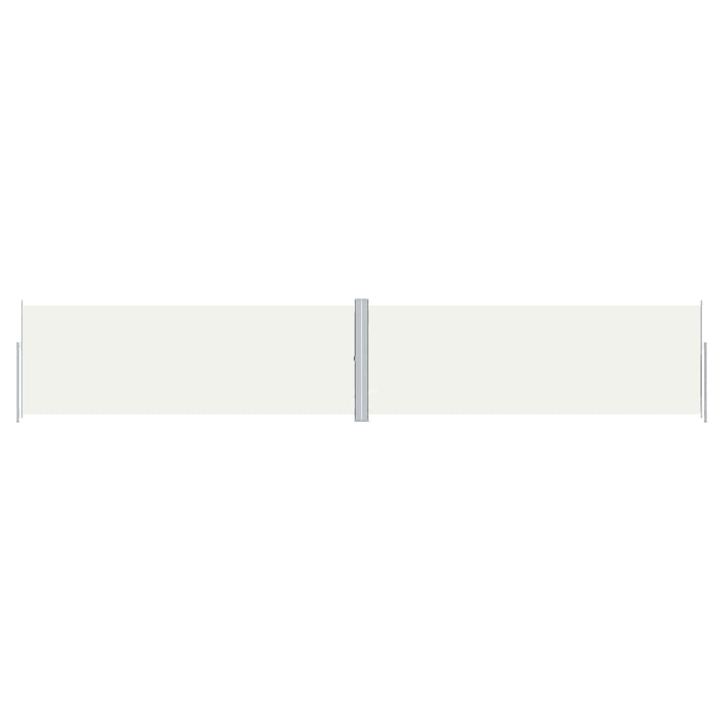 Seitenmarkise Ausziehbar Creme 180x1000 cm