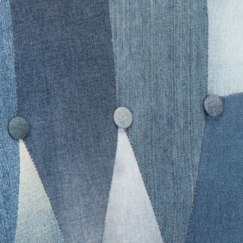 Ohrensessel Patchwork Denim Canvas