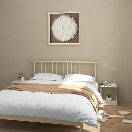 Tables de chevet 2 pcs. Blanc 35,5x33,5x41,5 cm en bois de pin massif