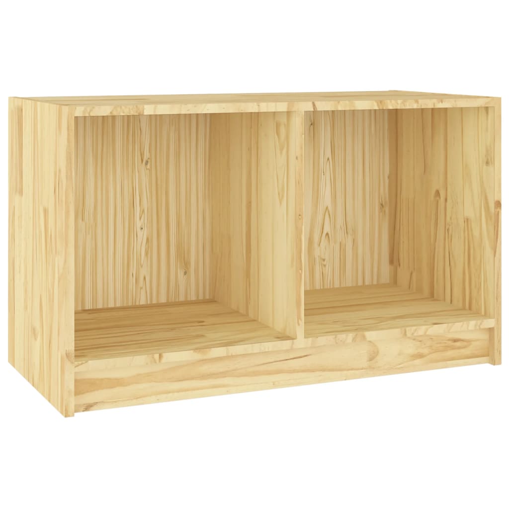 Meuble TV 70x33x42 cm en bois de pin massif