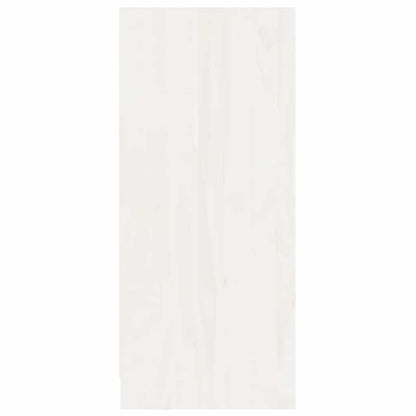 Sideboard Weiß 70x33x76 cm Massivholz Kiefer