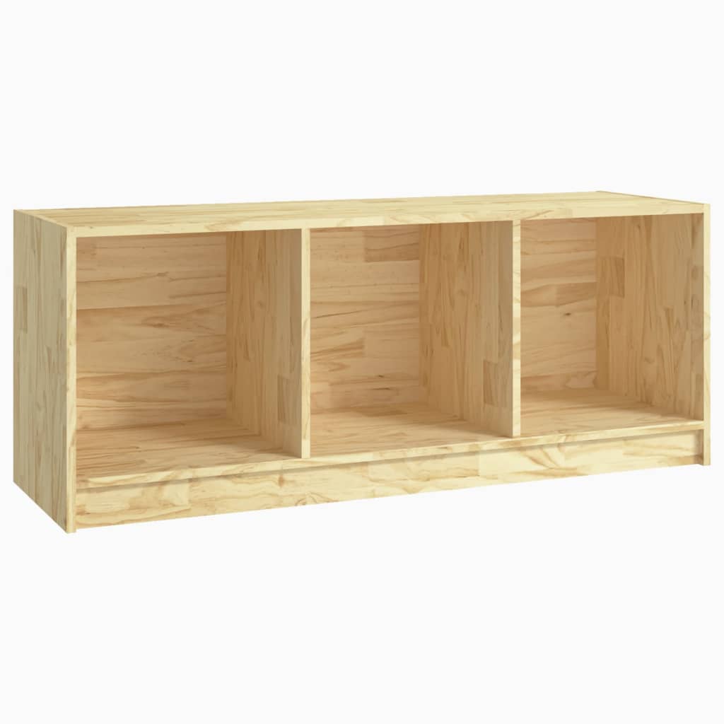 Meuble TV 104x33x41 cm en bois de pin massif