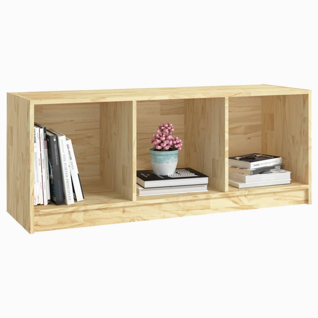 TV-Schrank 104x33x41 cm Massivholz Kiefer