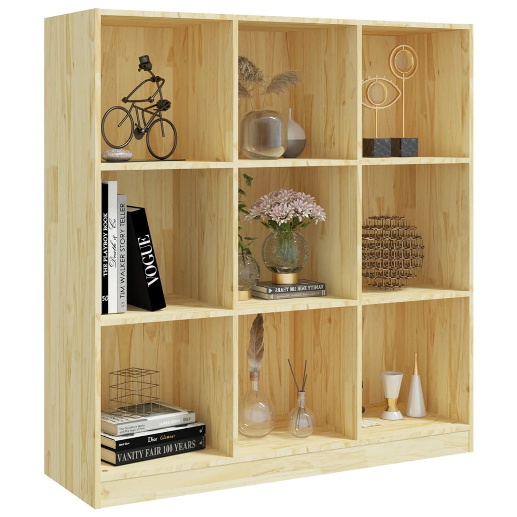 Bibliothèque/séparateur de pièce 104x33,5x110 cm en bois de pin massif