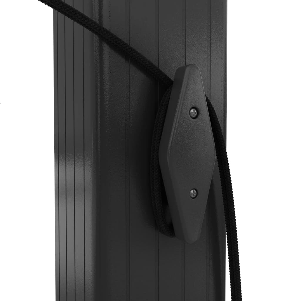 Pavillon avec toit extensible 4x3 m anthracite