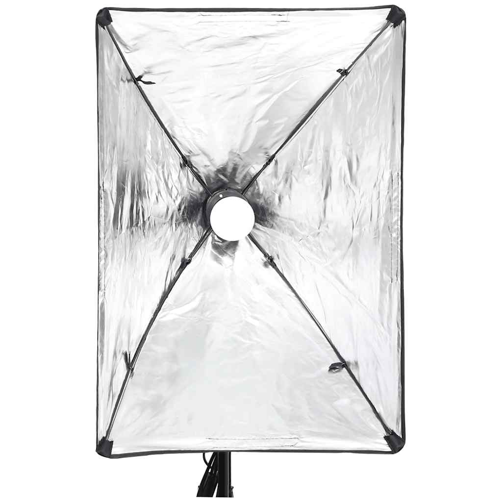 Fotostudio-Set mit Softbox und Hintergrund