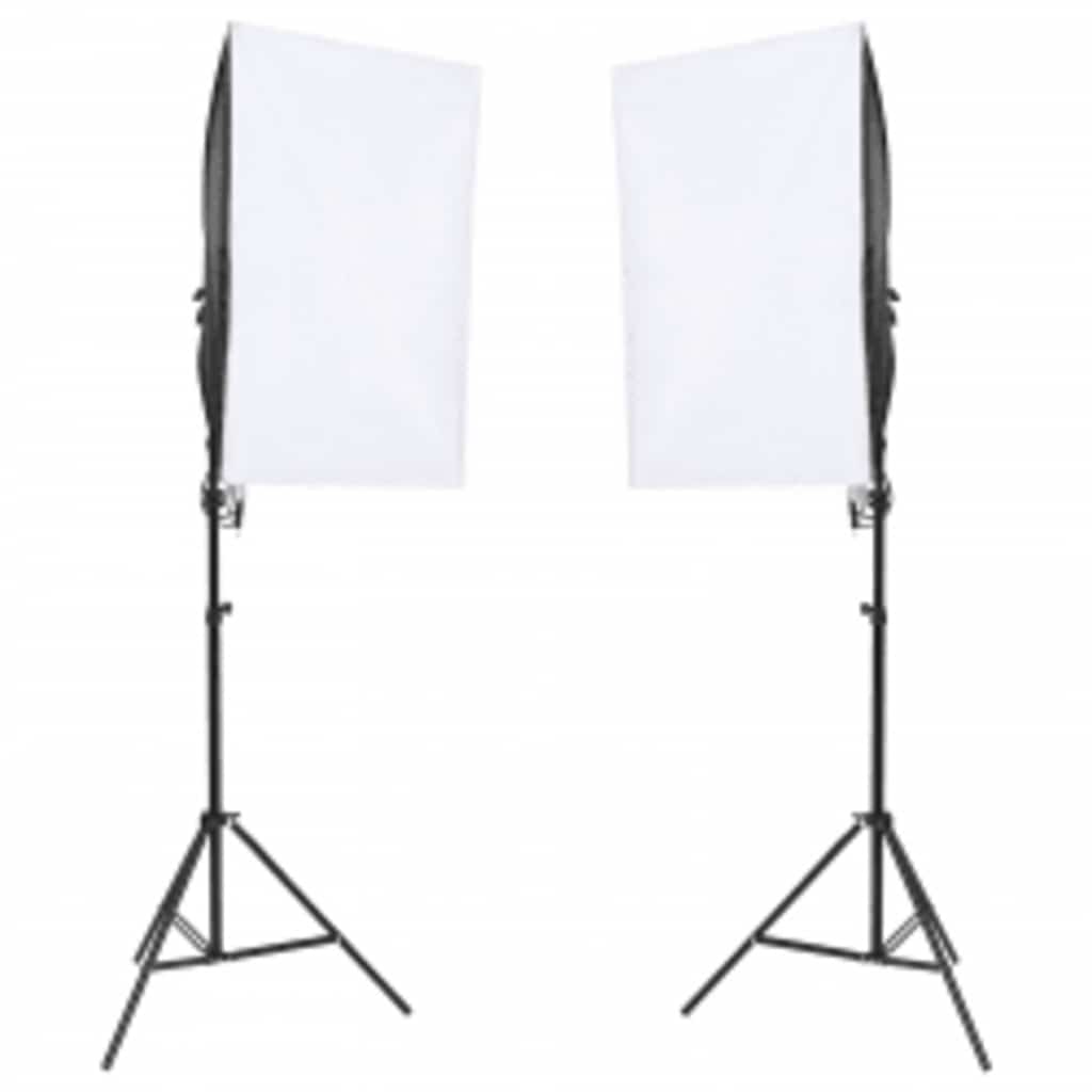 Fotostudio-Set mit Beleuchtung und Reflektor