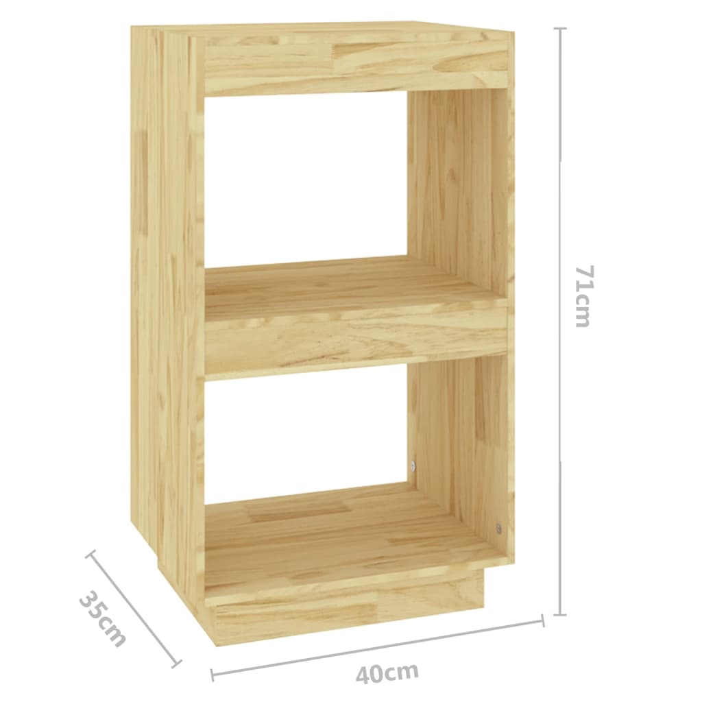 Bibliothèque 40x35x71 cm en bois de pin massif