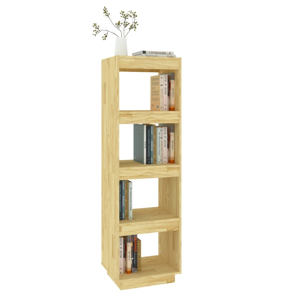 Bibliothèque/séparateur de pièce 40x35x135 cm en bois de pin massif