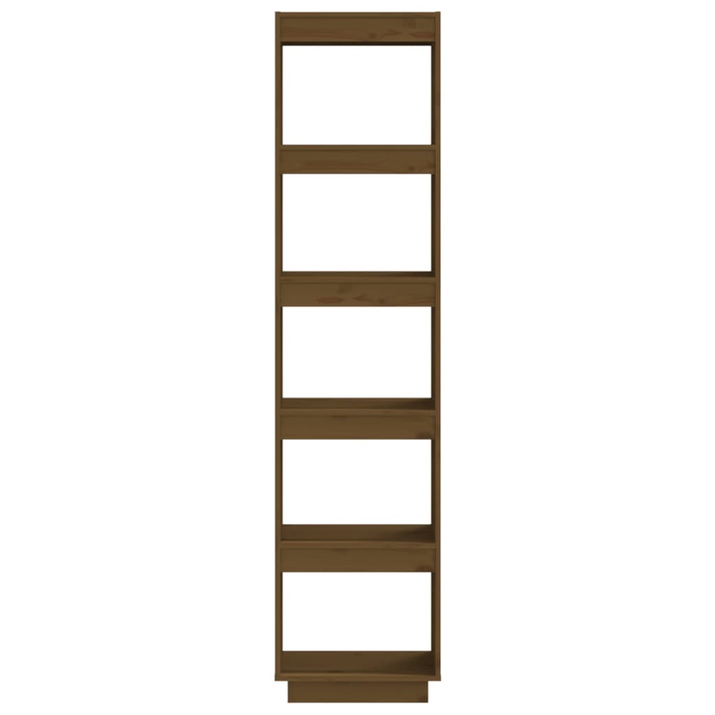 Bibliothèque/séparateur de pièce marron miel 40x35x167cm bois de pin massif