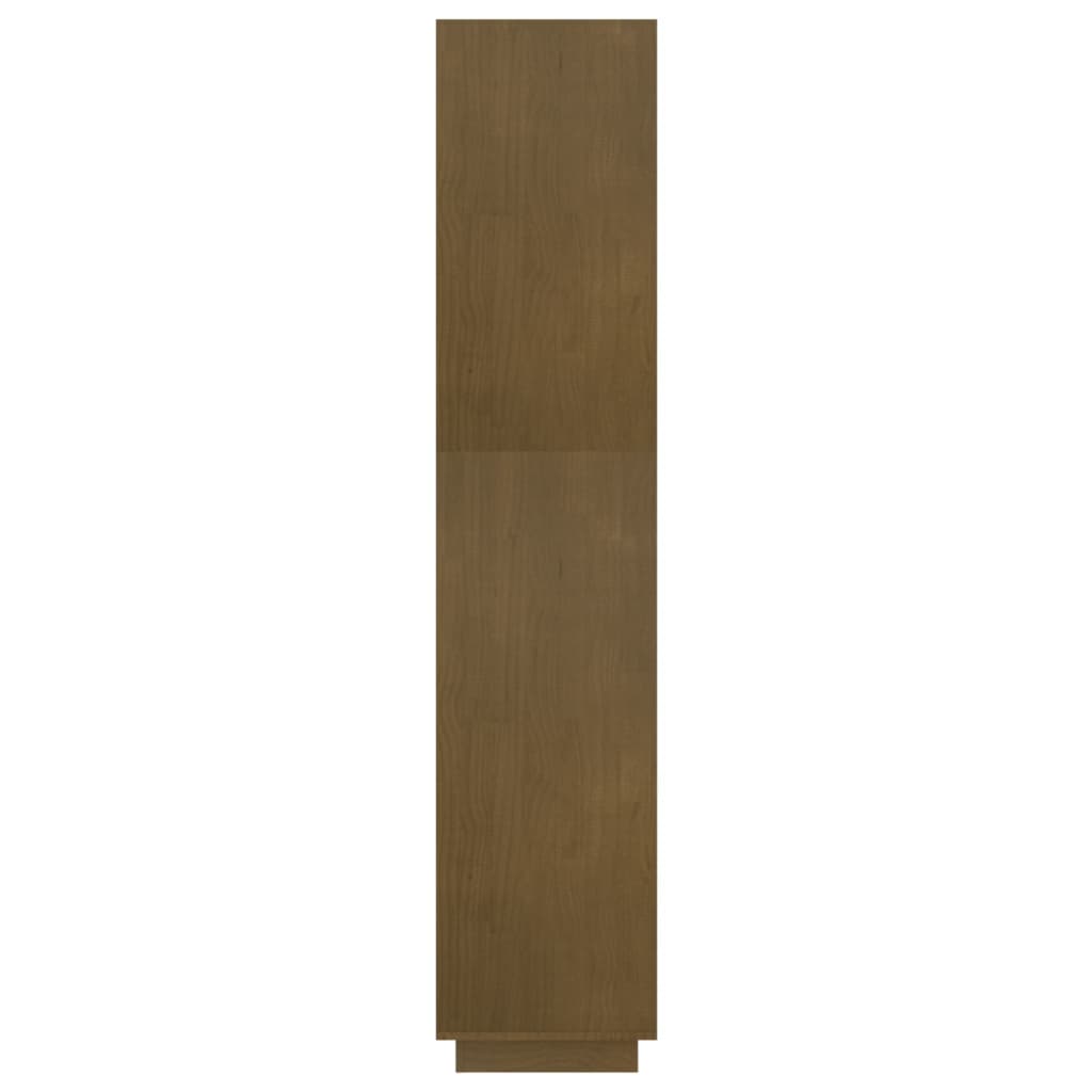 Bibliothèque/séparateur de pièce marron miel 60x35x167 bois de pin massif