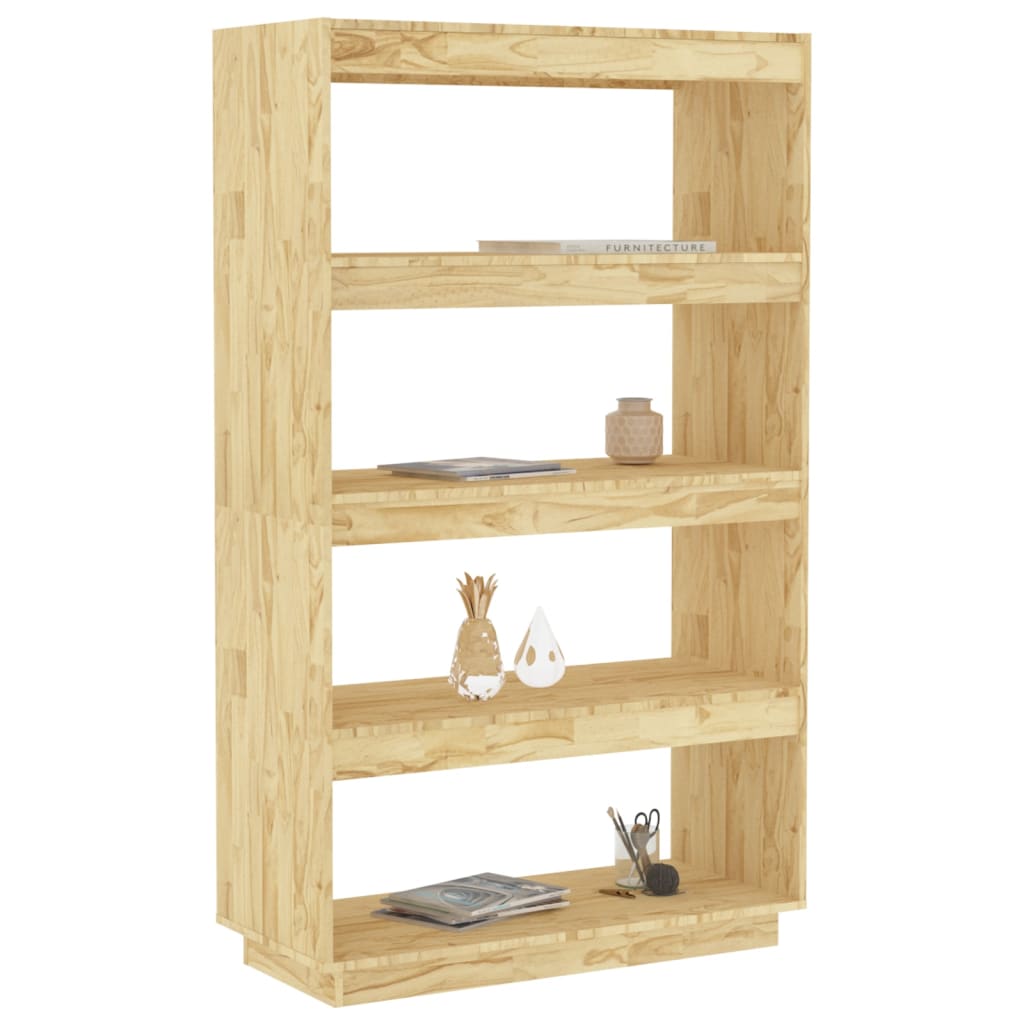 Bibliothèque/séparateur de pièce 80x35x135 cm en bois de pin massif