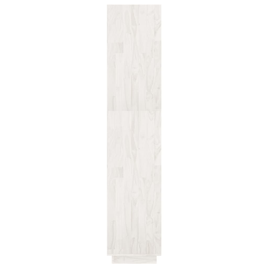 Bookcase/Room Divider White 80x35x167 cm Solid Pine
