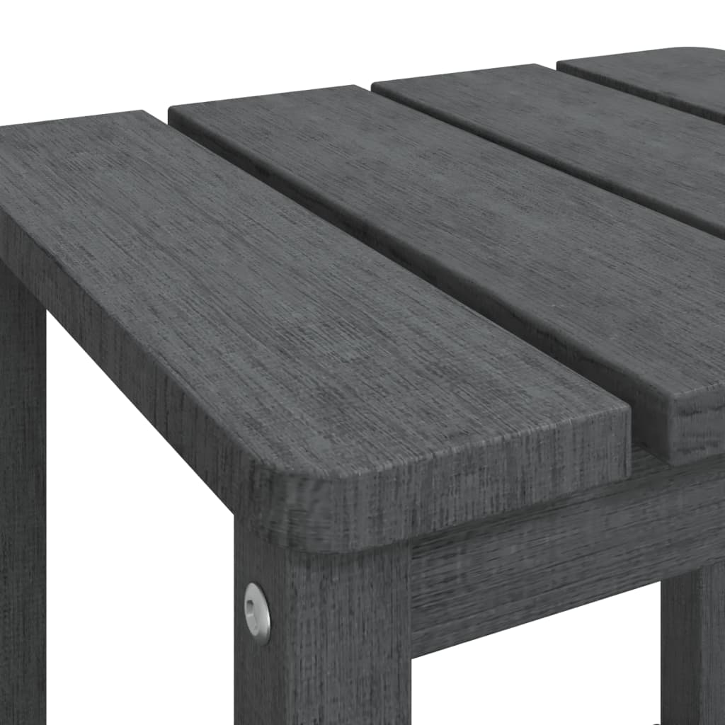 Garten Adirondack-Tisch Anthrazit 38x38x46 cm HDPE