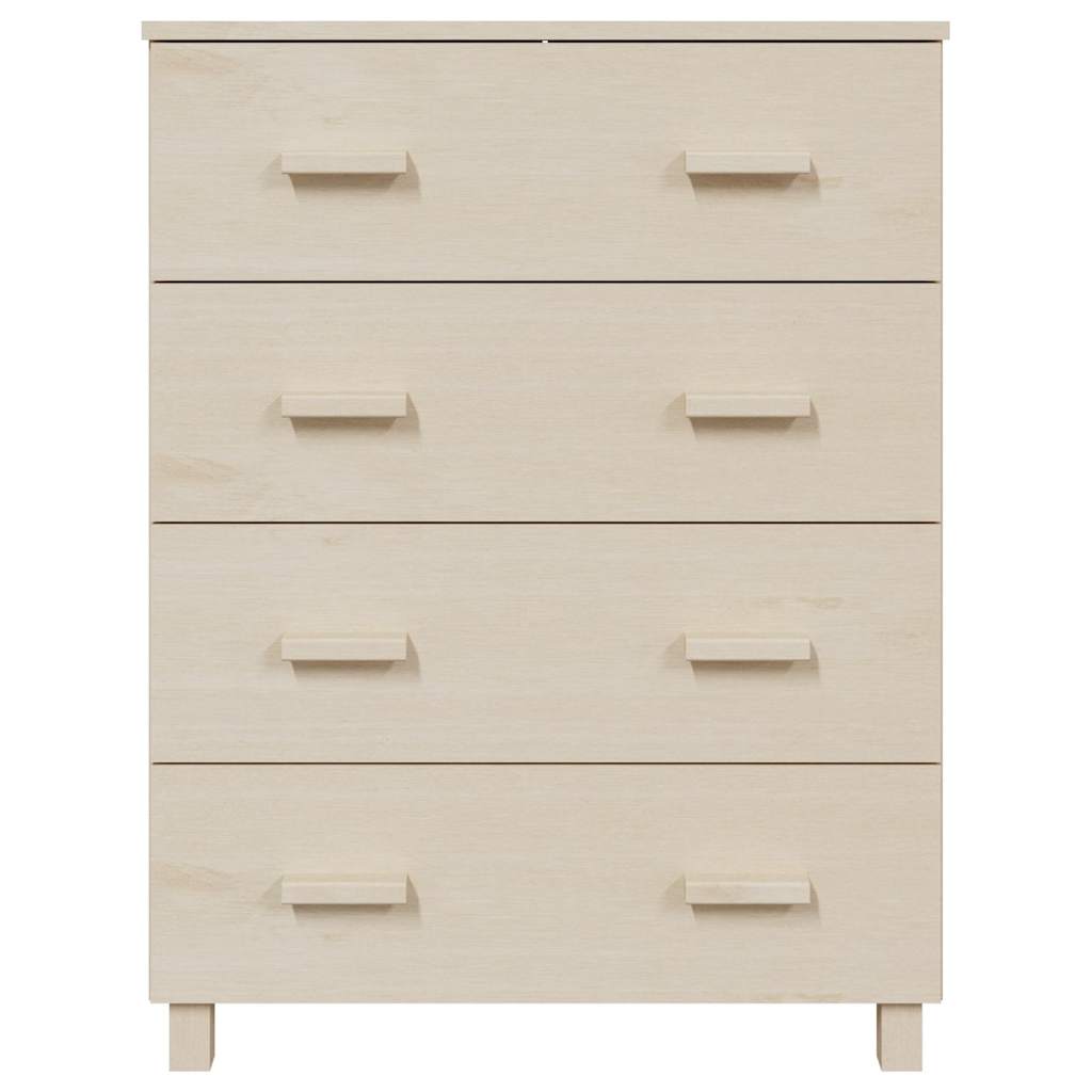 Sideboard HAMAR Honigbraun 79x40x103,5 cm Massivholz Kiefer