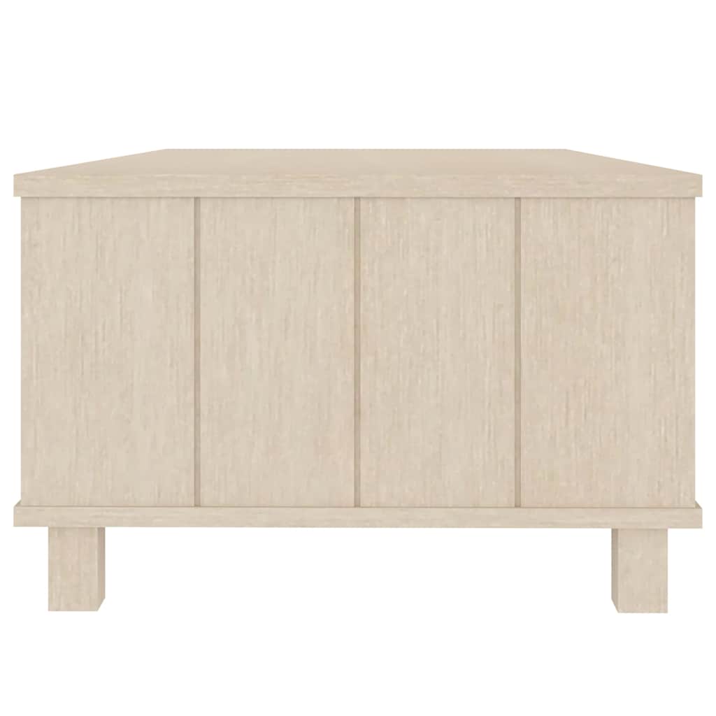Sideboard HAMAR Honigbraun 100x55x35 cm Massivholz Kiefer