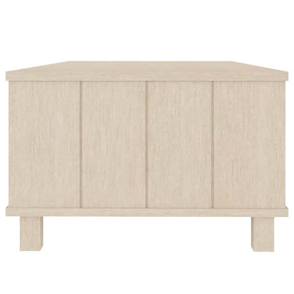 Sideboard HAMAR Honigbraun 100x55x35 cm Massivholz Kiefer