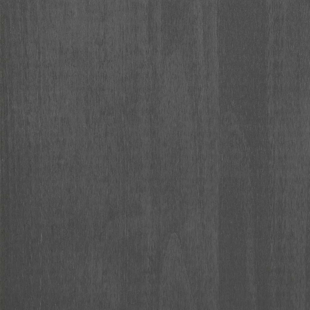 Couchtisch HAMAR Dunkelgrau 100x55x35 cm Massivholz Kiefer