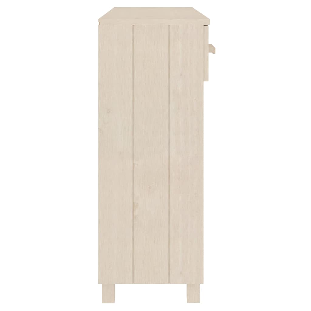Konsolentisch HAMAR Honigbraun 90x35x90 cm Massivholz Kiefer